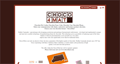 Desktop Screenshot of choco4mat.com