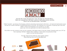 Tablet Screenshot of choco4mat.com